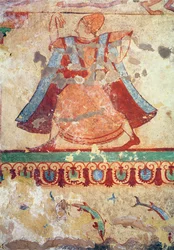 Danseur, de la tombe des Lions, vers 520 av. J.-C.